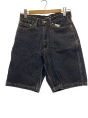 画像：ショートパンツ/30/コットン/BLK/Polygon Logo Denim Short Pants