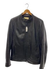 画像：シングルライダースジャケット/L/羊革/BLK/WONDER LIGHT LEATHER