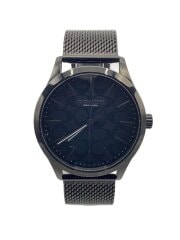 画像：クォーツ腕時計/アナログ/ステンレス/BLK/BLK/SS