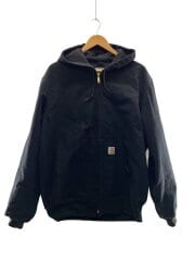 画像：ジャケット/M/コットン/BLK/無地/J131-BLK