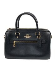 画像：ローワン・サッチェル_ブラック/レザー/BLK