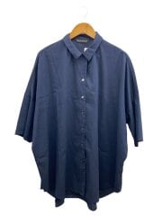 画像：半袖シャツ/FREE/ポリエステル/NVY/無地/1024