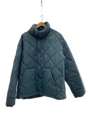 画像：キルティングジャケット/4/ナイロン/GRN/US2359/襟元使用感有