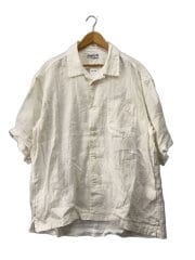 画像：半袖シャツ/XL/リネン/WHT/1006390900002//