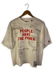 画像：Tシャツ/40/コットン/WHT/K12TS582/ダメージ加工/使用感有