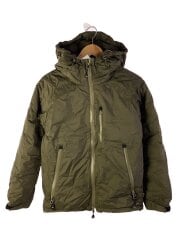 画像：ダウンジャケット/S/ナイロン/KHK/無地