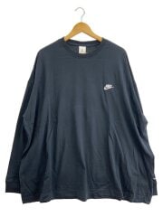 画像：長袖Tシャツ/L/コットン/BLK/DR0097-010//
