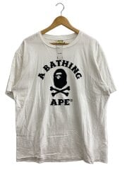 画像：Tシャツ/XL/コットン/WHT/004TEK201010M//