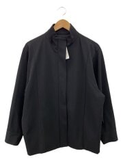 画像：ブルゾン/38/ポリエステル/BLK/無地/2425204/スタンドカラージャケット