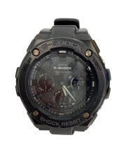 画像：ソーラー腕時計・G-SHOCK/デジアナ/BLK/BLK