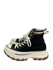 画像：ハイカットスニーカー/25.5cm/BLK/キャンバス/1SD662