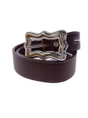 画像：ベルト/レザー/ブラウン/レディース/