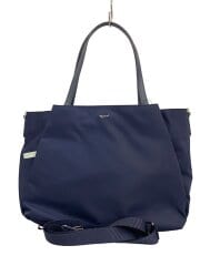 画像：ショルダーバッグ/ナイロン/NVY/無地