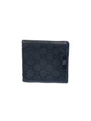 画像：2つ折り財布_GGナイロン/--/ブラック/総柄/メンズ