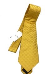 画像：ネクタイ/シルク/YLW/総柄/メンズ