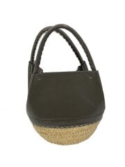 画像：warang wayan Sac/ハンドバッグ/レザー/GRY