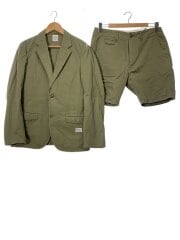 画像：セットアップ/3/コットン/GRN/無地/03-5784-7877