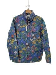 画像：ミリタリージャケット/M/コットン/BLU/花柄/MG14S-CO07