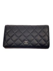 画像：長財布/羊革/BLK/レディース/A31509