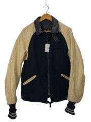 画像：vin＆age/スタジャン/38/レザー/BLK/TYPE VLJ8