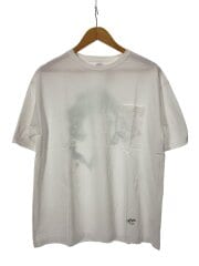 画像：Tシャツ/M/コットン/WHT