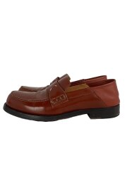 画像：ローファー/39/ブラウン/レザー/4ステッチ