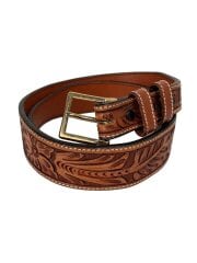 画像：VOGT/ベルト/レザー/ブラウン/メンズ