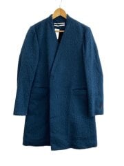 画像：コート/--/アクリル/BLU/無地