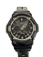 画像：クォーツ腕時計・G-SHOCK/デジアナ/ブラック/ブラック/SS/GA-200-1AJF
