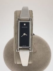 画像：クォーツ腕時計/アナログ/--/BLK/SLV/1500L