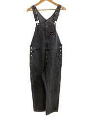 画像：オーバーオール/M/デニム/ブラック/PC9-79107-0006