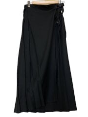 画像：ロングスカート/FREE/ポリエステル/ブラック/itSK02