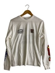 画像：長袖Tシャツ/L/コットン/WHT/無地/新品、BIKKURIMAN×SAPEur//