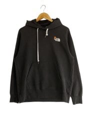 画像：FLOWER LOGO HOODIE_フラワーロゴフーディ/M/ポリエステル/BLK/無地//