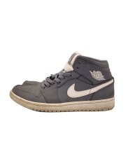 画像：AIR JORDAN 1 MID/エアジョーダンミッド/グレー/554724-036/26.5cm/GRY