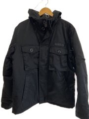 画像：ジャケット/2L/ポリエステル/BLK/無地/6102231