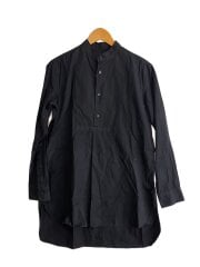 画像：長袖シャツ/2/コットン/BLK/YW-B06-001