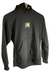 画像：SQUARE LOGO BIG HOODIE_スクエア ロゴ ビッグ フーディー/M/コットン/BLK