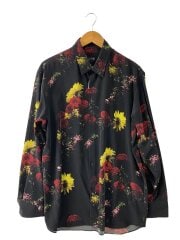 画像：デストロイ/長袖シャツ/44/ポリエステル/BLK/花柄/2223-113//