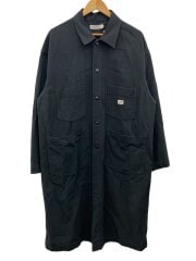 画像：ショップコート/M/コットン/BLK