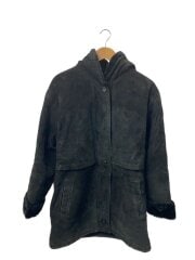 画像：レザージャケット・ブルゾン/S/レザー/BLK