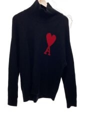 画像：ニット・セーター(厚手)/L/ウール/BLK/H21K203.018