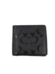 画像：2つ折り財布/PVC/BLK/総柄/メンズ//