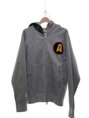 画像：ジップパーカー/L/コットン/GRY/001ZPJ301001M