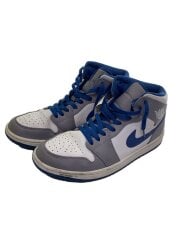 画像：AIR JORDAN 1 MID_エアジョーダン 1 ミッド/28.5cm/BLU