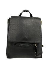 画像：リュック/レザー/BLK/無地/6051/610/040