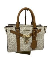 画像：ショルダーバッグ/レザー/CRM/総柄/30F9G0HS1B/汚れあり