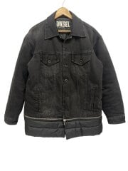 画像：ジャケット/M/コットン/BLK