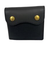 画像：2つ折り財布/牛革/BLK/メンズ