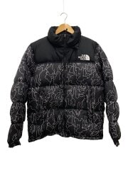 画像：NOVELTY NUPTSE JACKET_ノベルティーヌプシジャケット/XL/ナイロン/BLK/総柄